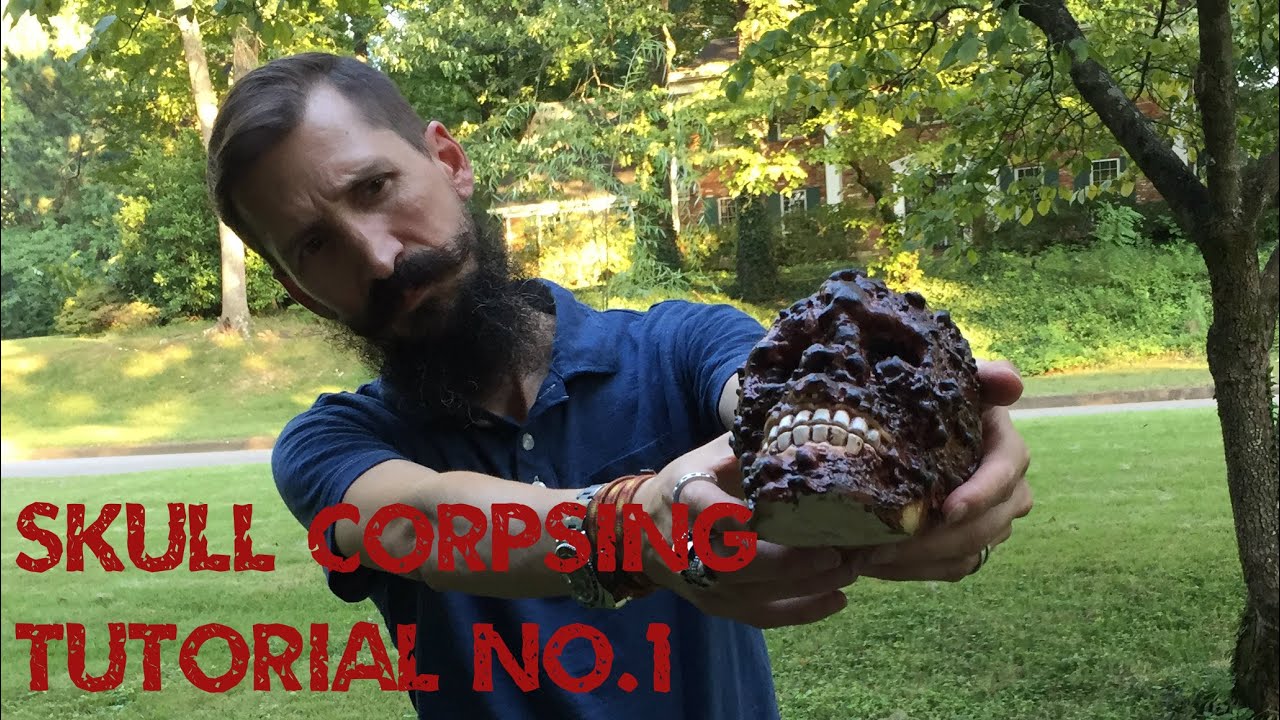 www.monstertutorials.com - Dollar Store Skull Corpsing with Spray Foam Tutorial