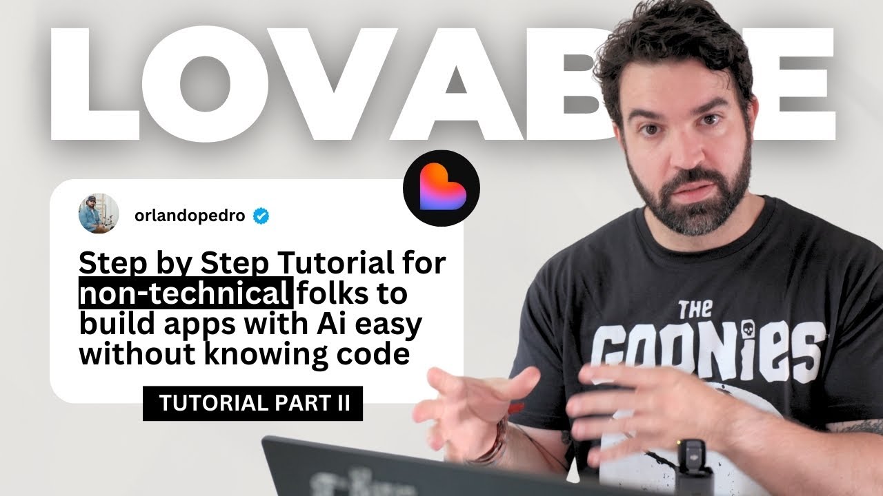 Lovable Vibe Coding Tutorial for Non technical Folks Build Web App with AI Without Coding Part II