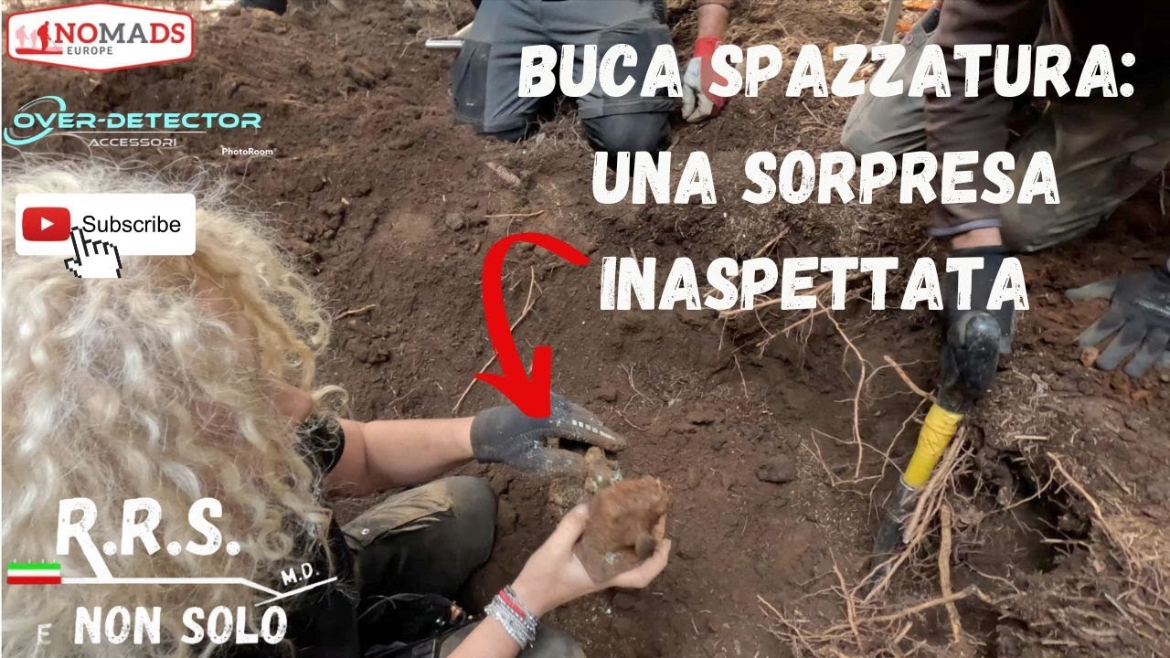 Buca spazzatura WW2.  Una sorpresa inaspettata
