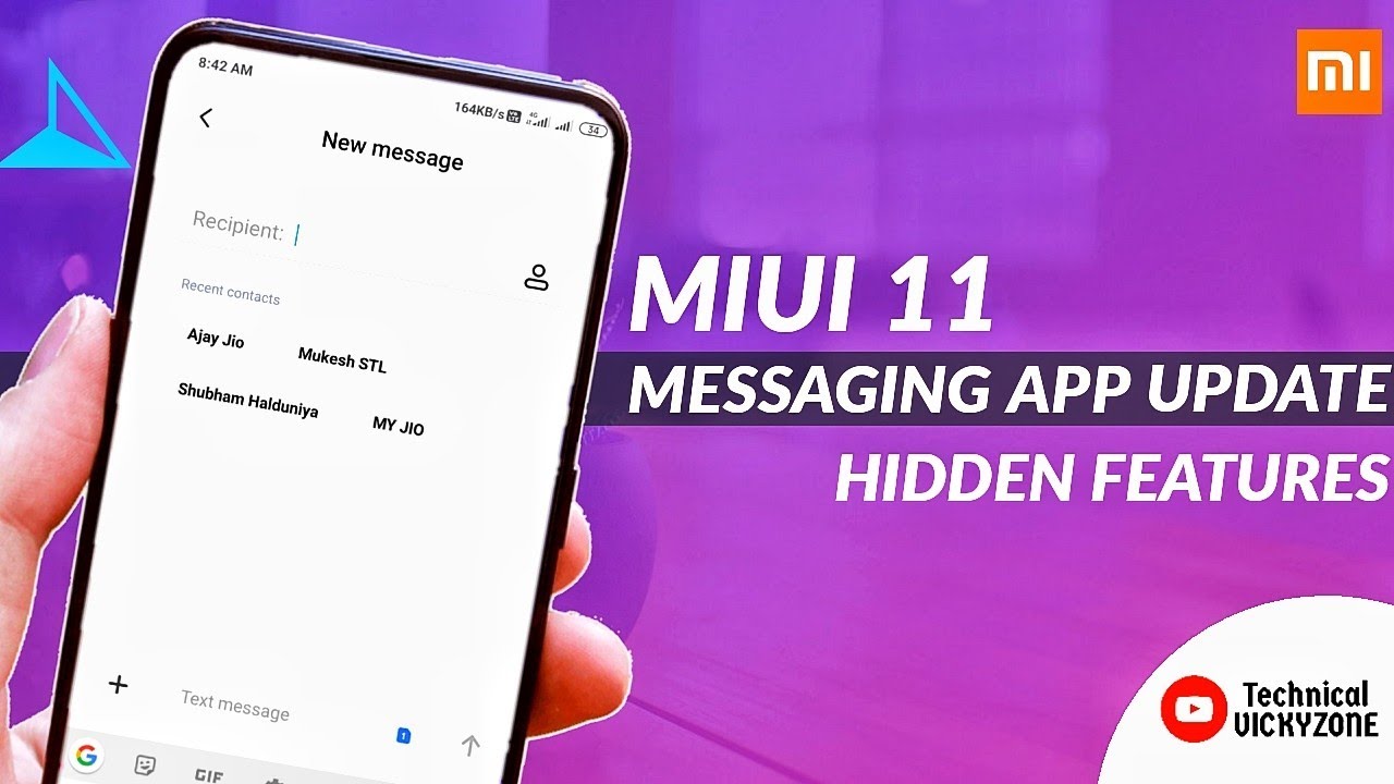 MIUI 11 - Messaging App Update !! Hidden features 🔥🔥🔥