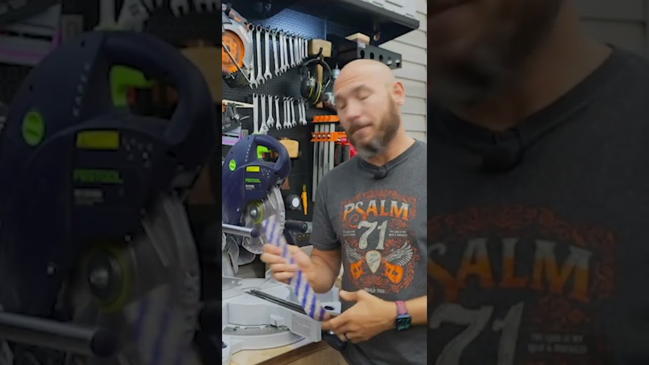 This Woodworking Trick STOPS Tear Out on Any Miter Saw!