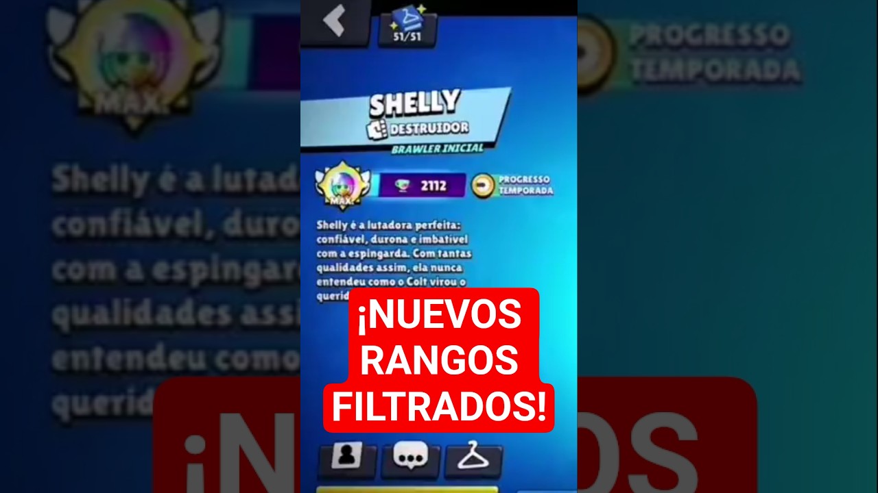 &iexcl;NUEVOS RANGOS FILTRADOS!🚨 Los nuevos rangos del n&uacute;mero 1 al m&aacute;ximo #brawlstars #filtraciones #leak