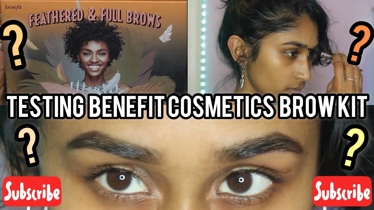 TESTING BENEFIT COSMETICS BROW KIT SHADE #5 WORTH IT? $$$