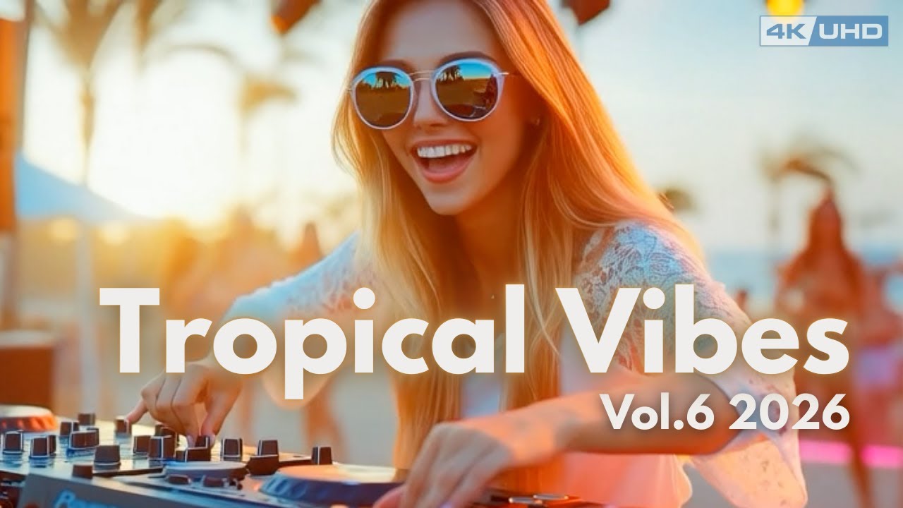 High Energy Tropical House EDM Mix 2026 | Charge Energy & Motivation | 4K