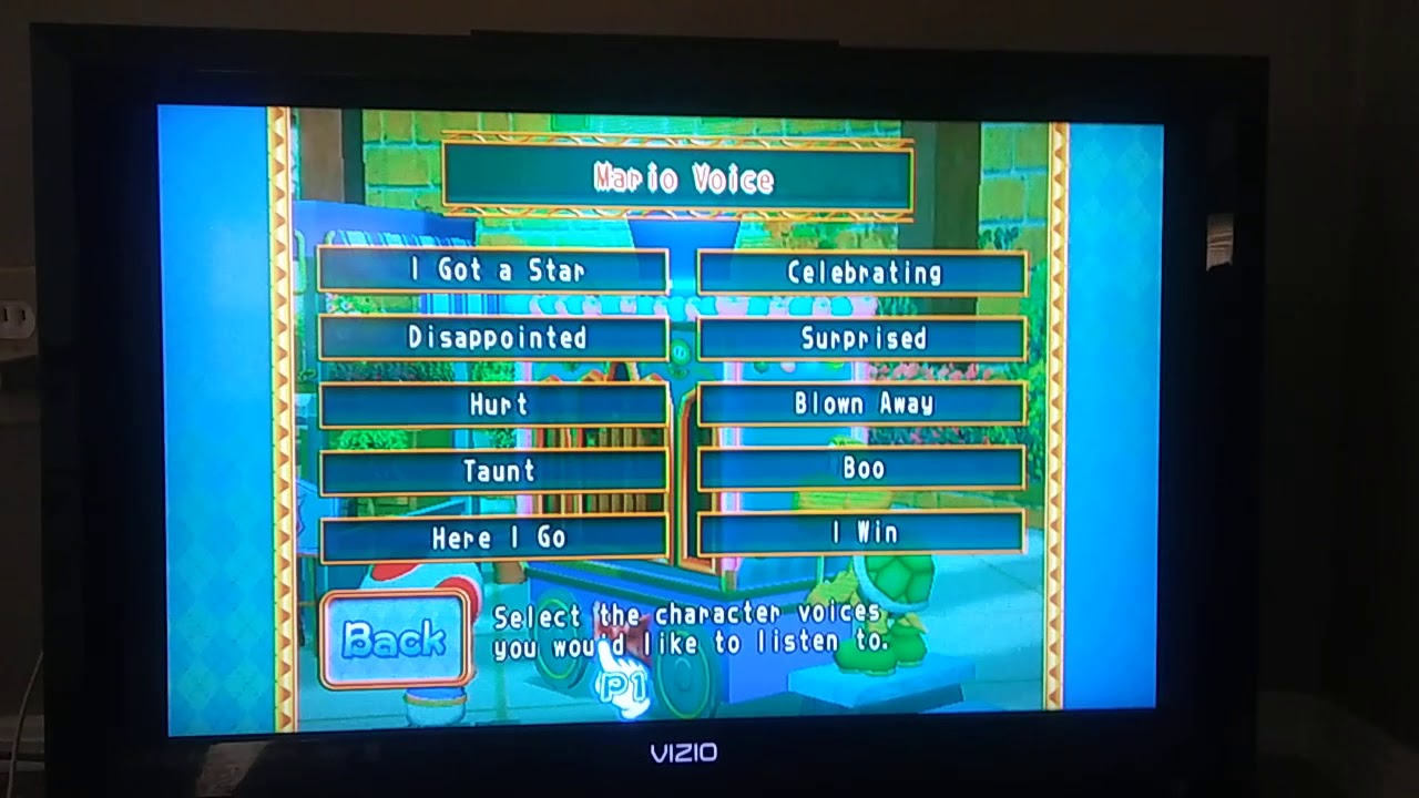 Mario Party 8 - All Characters Taunt Voice Clips