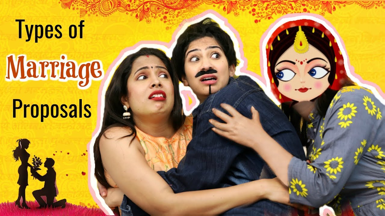 Types of MARRIAGE Proposals .. | #Fun #Sketch #Roleplay #Anaysa #ShrutiArjunAnand