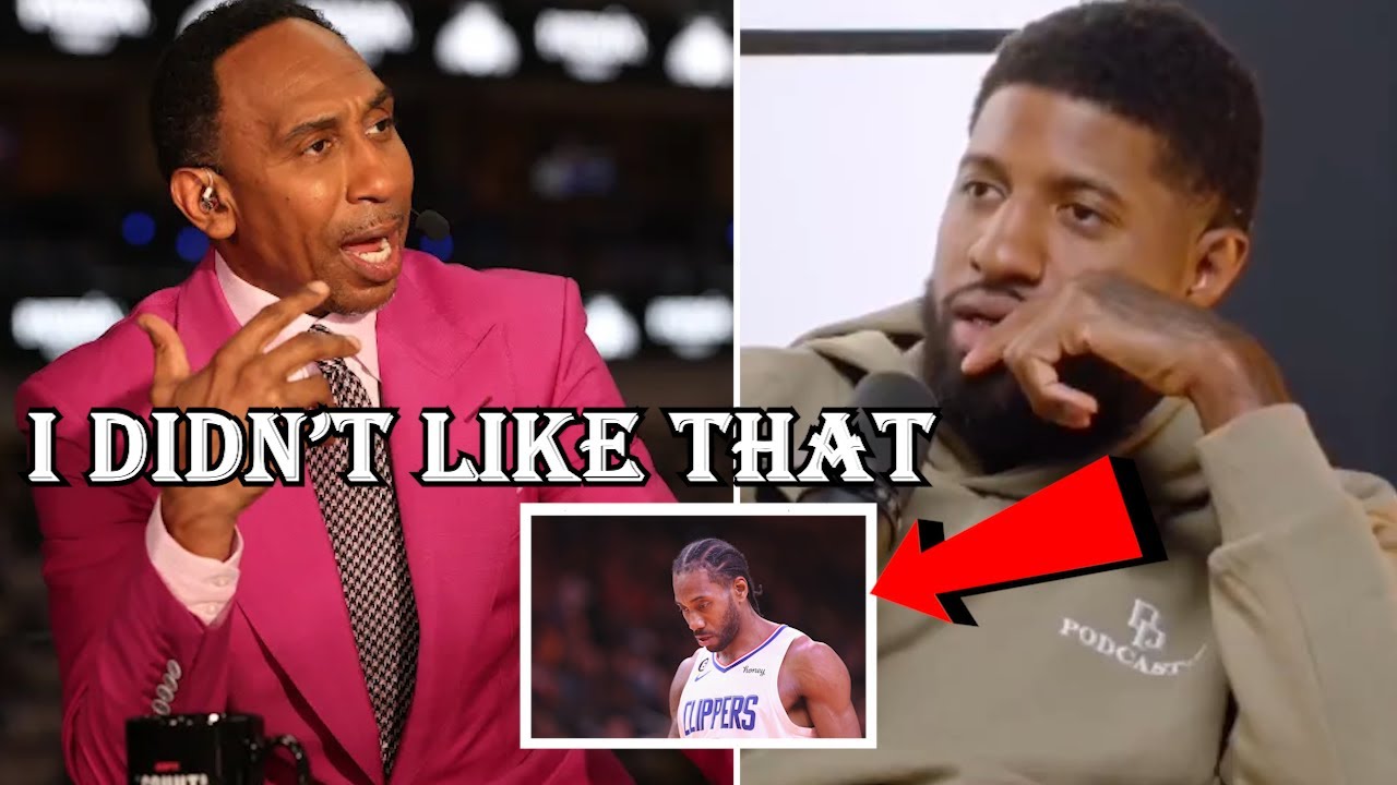 Paul George KEEPS IT REAL About Stephen A Smith Dissing Kawhi Leonard To His Face During NBA Finals!