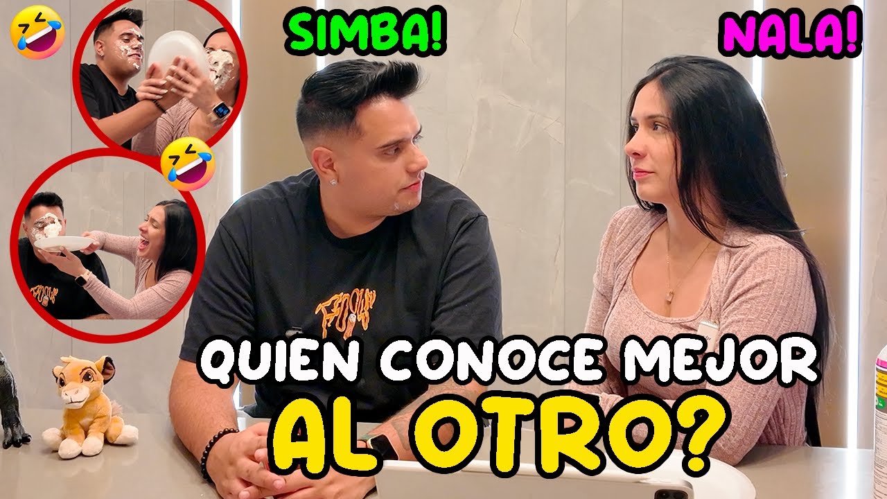 QUIÉN SE CONOCE MÁS - INTERCAMBIO DE COSAS CON MI NOVIO🐸 SIMBA*NALA💞