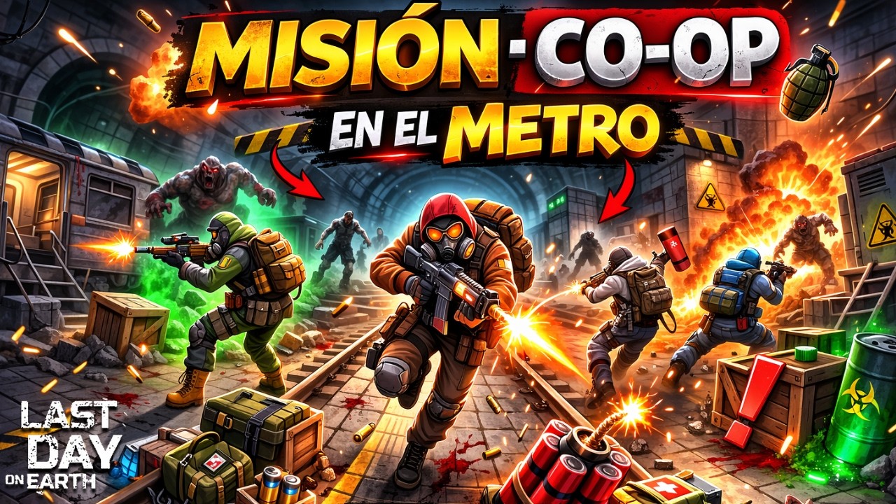 🔥 MISIÓN EN EL METRO CO-OP | ¡LOOT, EXPLOSIONES Y CAOS! ⚡