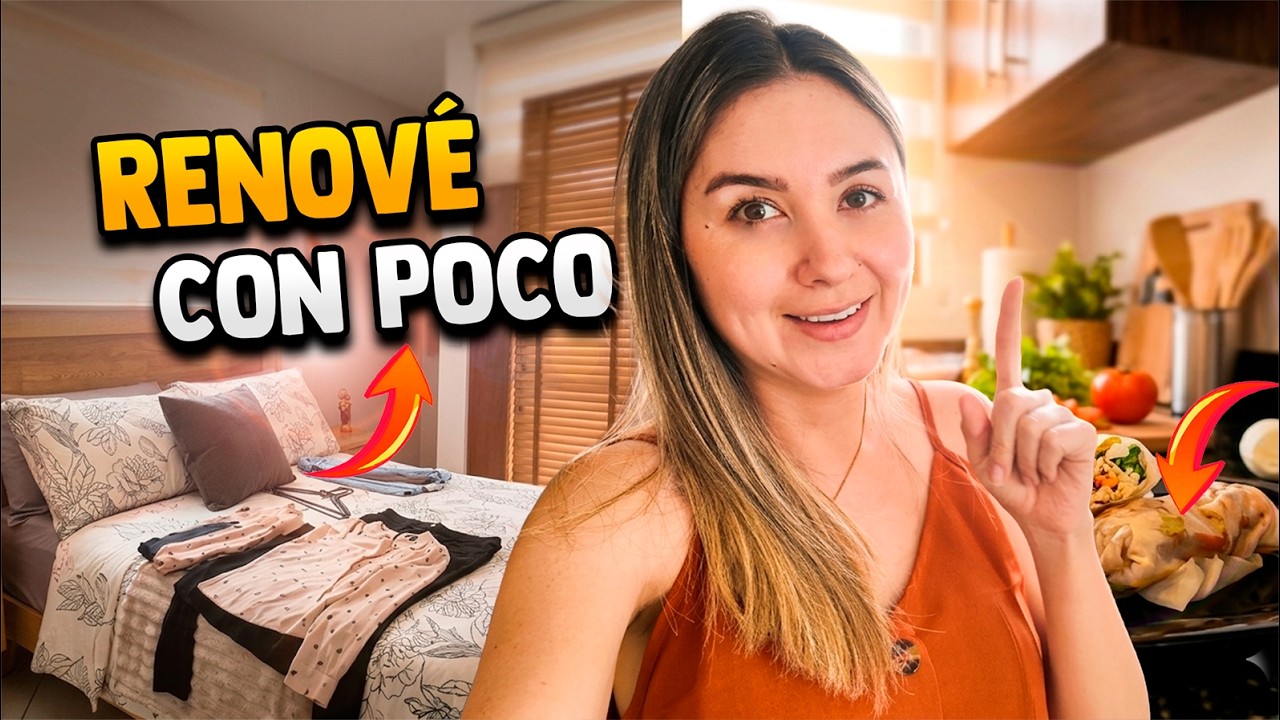 Renové mi habitación con poco ✨ Receta creativa con sobras 🥗✨