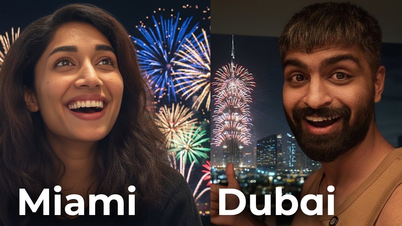 From Dubai Fireworks to Miami Flights: Our New Year 2026! 🎆