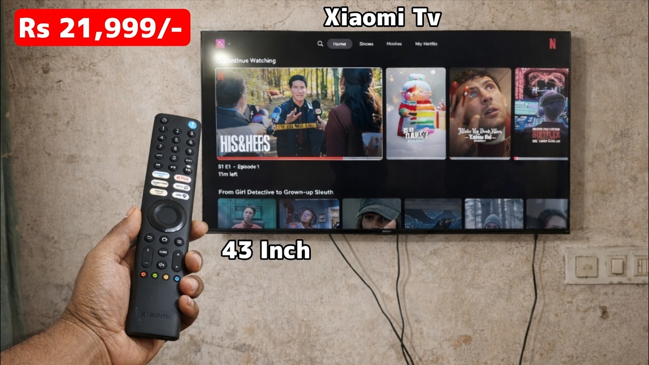 Xiaomi Tv (43 Inch Ultra HD 4K Smart LED Fire TV)