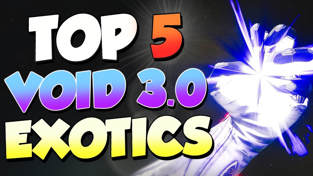 5 BEST Warlock Exotics for Void 3.0! (Witch Queen)