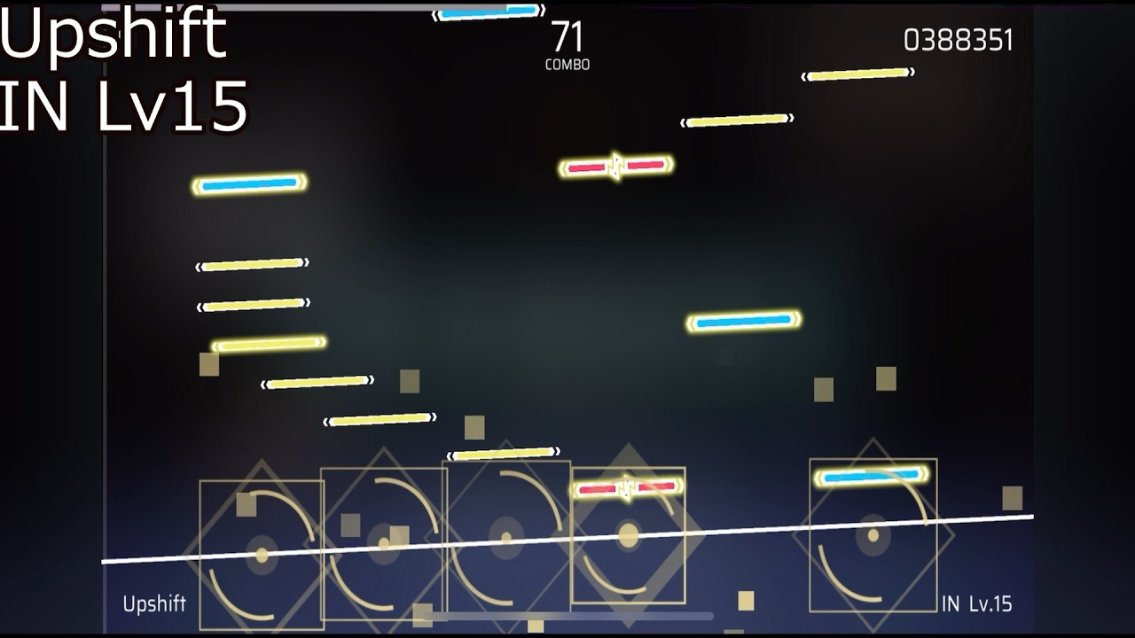 【Phigros】Upshift ｜ IN Lv15｜スマホプレイ