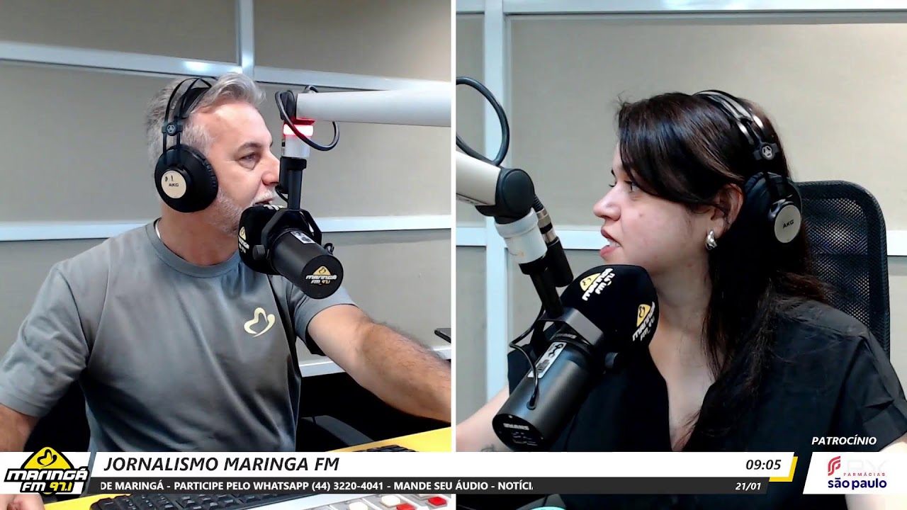 Jornalismo Maringá FM - 21/01/2025