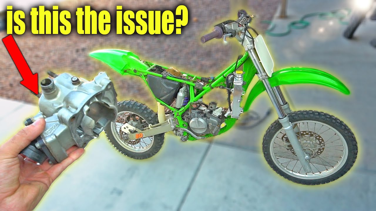 Мотоцикл для мотокросса за 100 долларов не заводится! В чём причина? KX80 1994 года выпуска