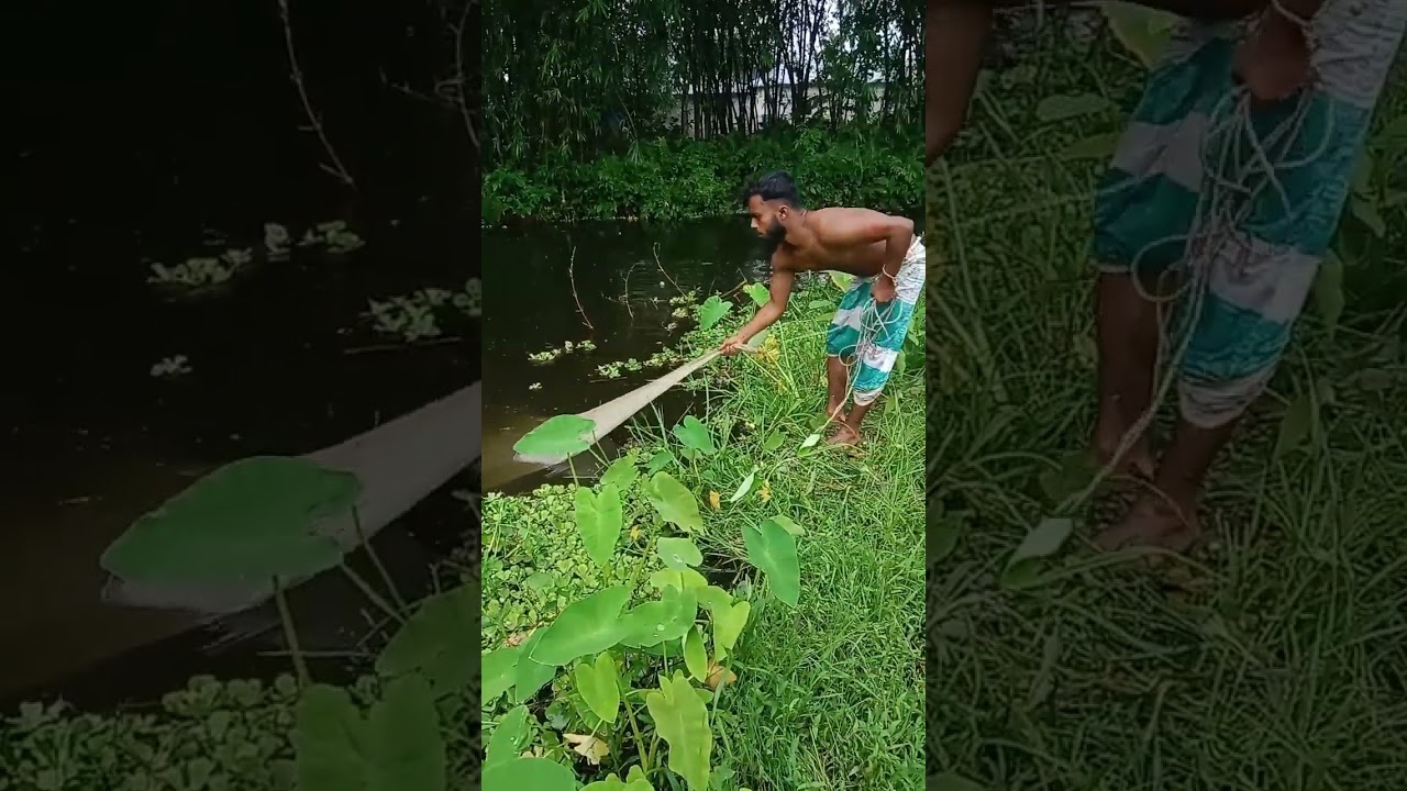 Indonesia Amazing Fisherman #villagefish #shots