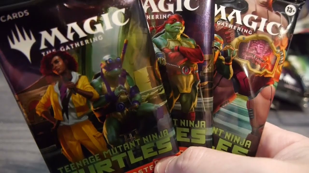 We crack open our final nine Magic: The Gathering - Teenage Mutant Ninja Turtles Booster Packs!