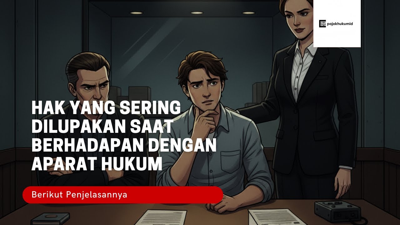 Hak yang Sering Dilupakan Saat Berhadapan dengan Aparat Hukum