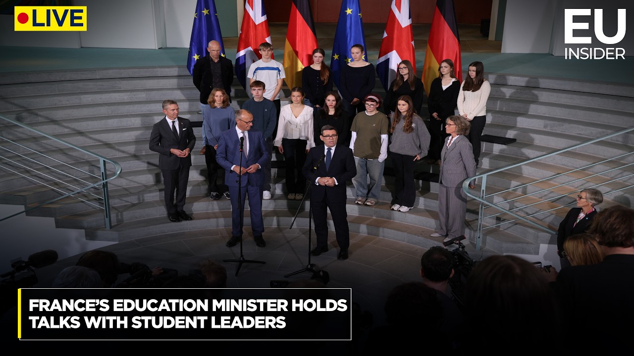 🔴LIVE : France&rsquo;s Education Minister Holds Talks With Student Leaders | AE112