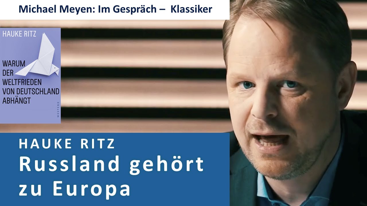 Warum der Frieden von Deutschland abhängt: Hauke Ritz im Gespräch mit Michael Meyen – brandaktuell