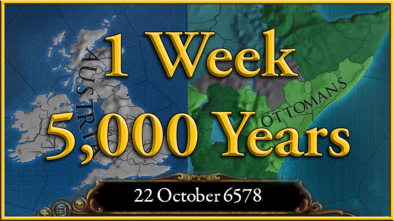 I went on vacation and left EU4 running - EU4 AI Only Timelapse