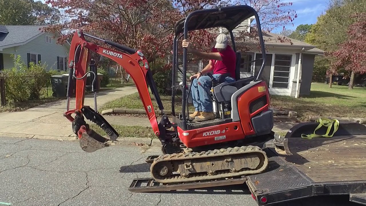 Tree Clearing Job with a mini excavator