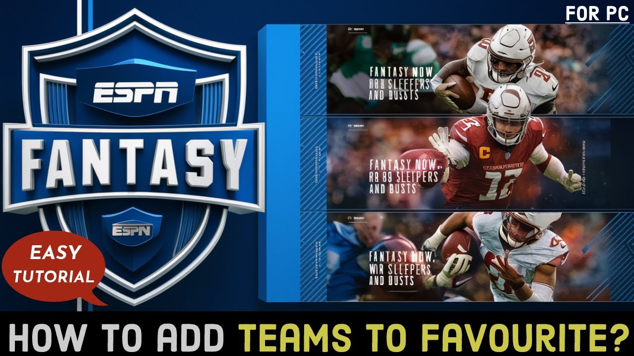 ESPN Fantasy Sports: How to Add Teams to Favourite on ESPN Fantasy?