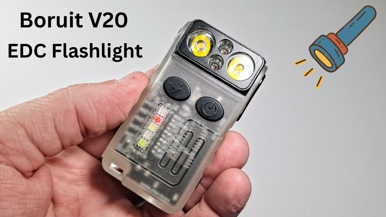 Фонарик Boruit V20 EDC
