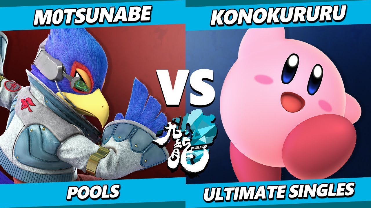 Kowloon 9 - M0tsunabE (Falco) Vs. Konokururu (Kirby) Smash Ultimate - SSBU