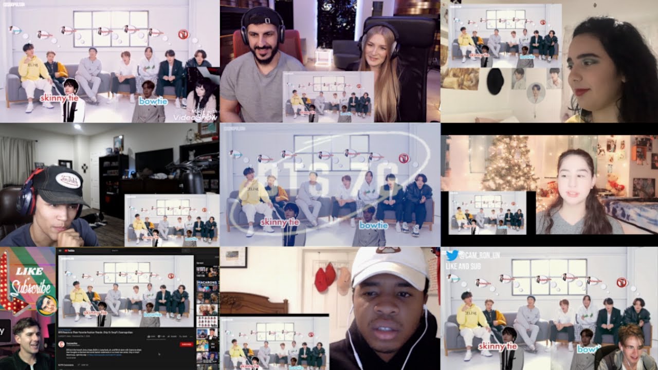 BTS Reacts to Their Favorite Fashion Trends | Drip Or Drop? | Cosmopolitan - Reaction Mashup