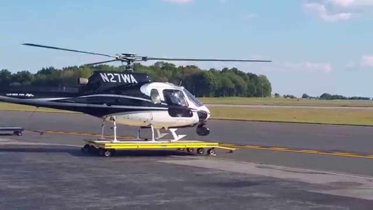 AS350 Helicopter Taking off with Shotover F1 Camera