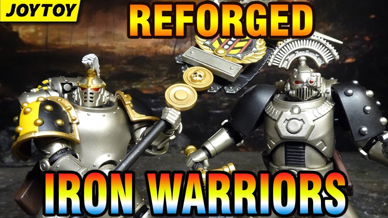 REFORGED? Joytoy Iron Warriors Sergeant & Chosen 1/18 Warhammer action figures review & unboxing