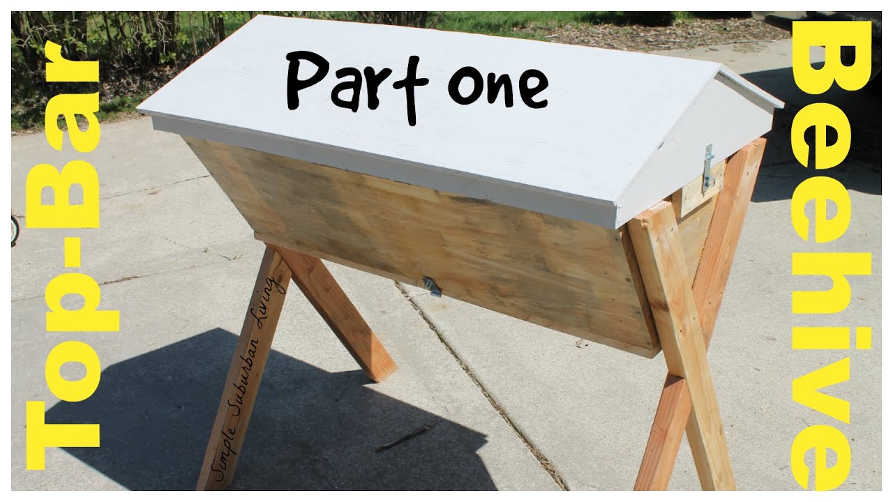 Top- Bar Bee Hive From Reclaimed Materials - Building the Base - 1
