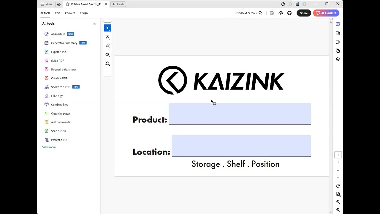 Design | Adobe Acrobat | How to create a fillable .pdf form