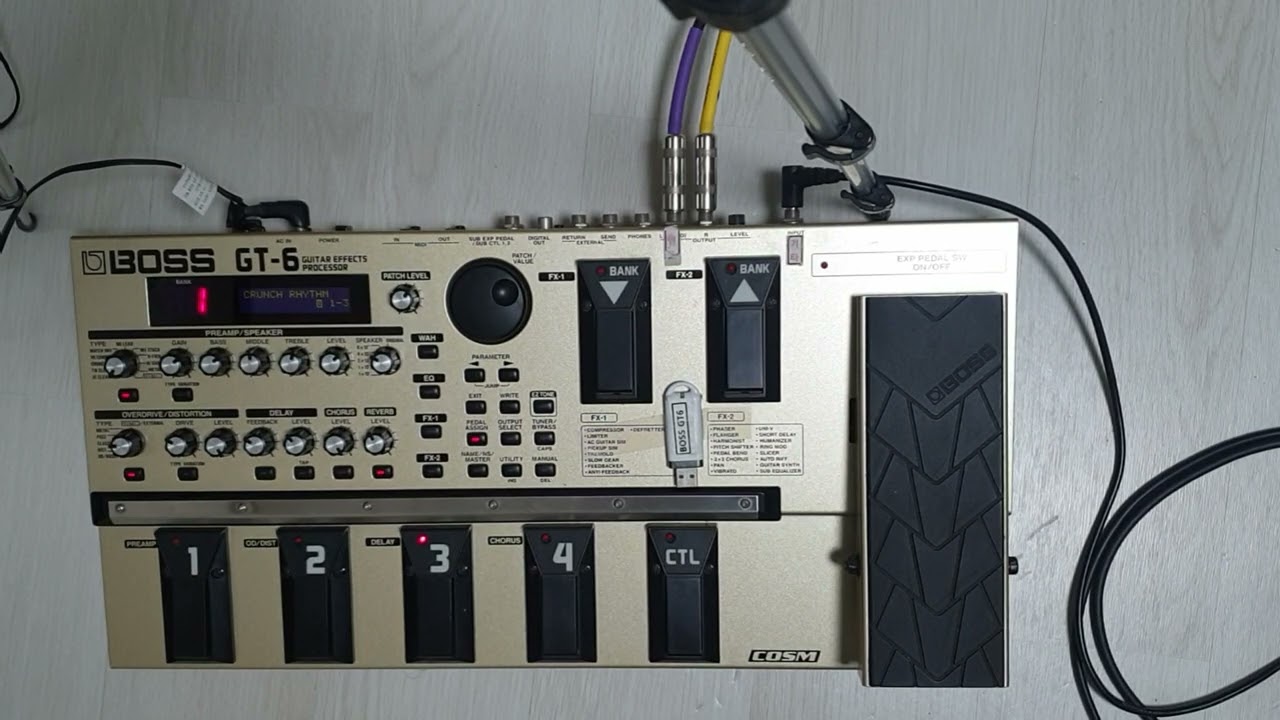 Boss GT-6 Sound Check