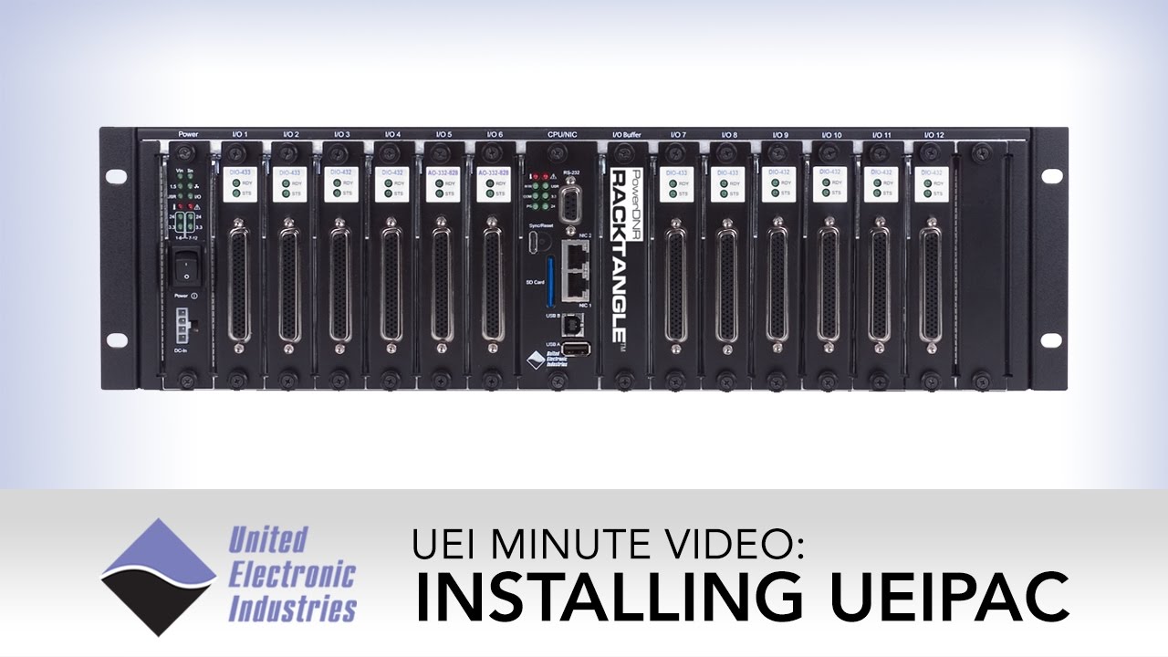 Installing UEIPAC | UEI Minute Video