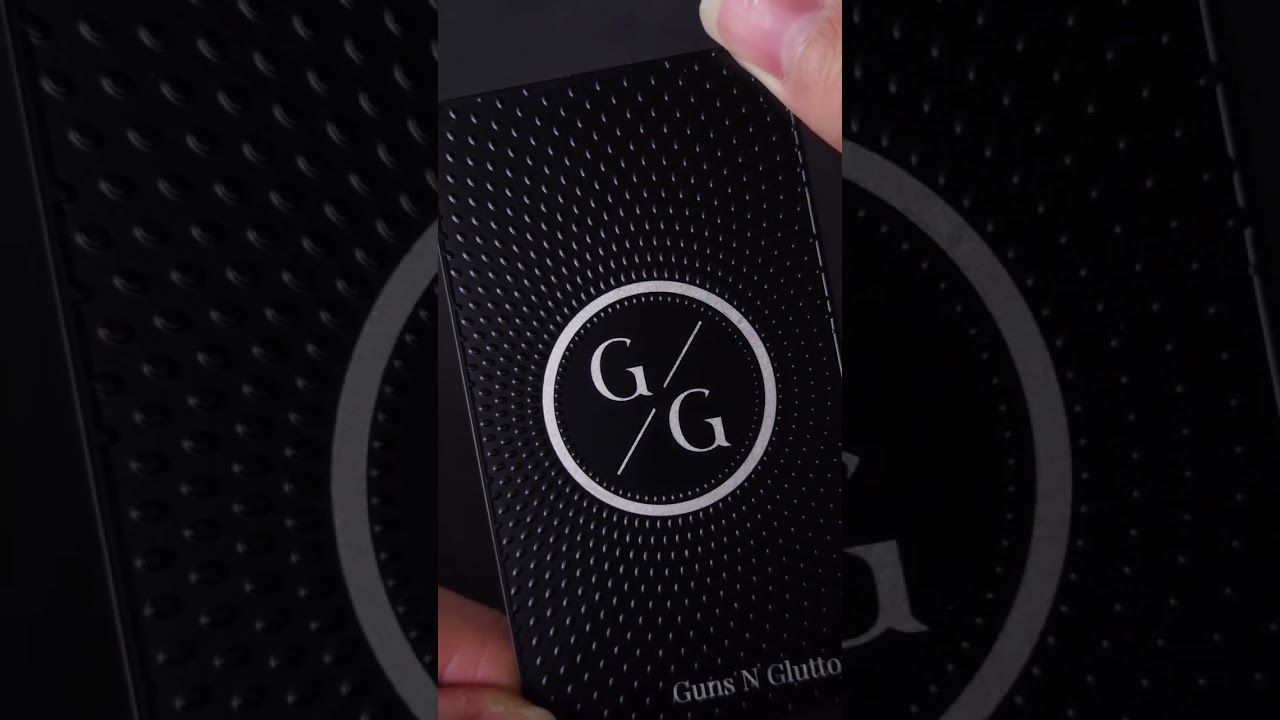 We're mesmerized by this Black Metal Card! 🤩 #metalbusinesscard #businesscard #metalcard