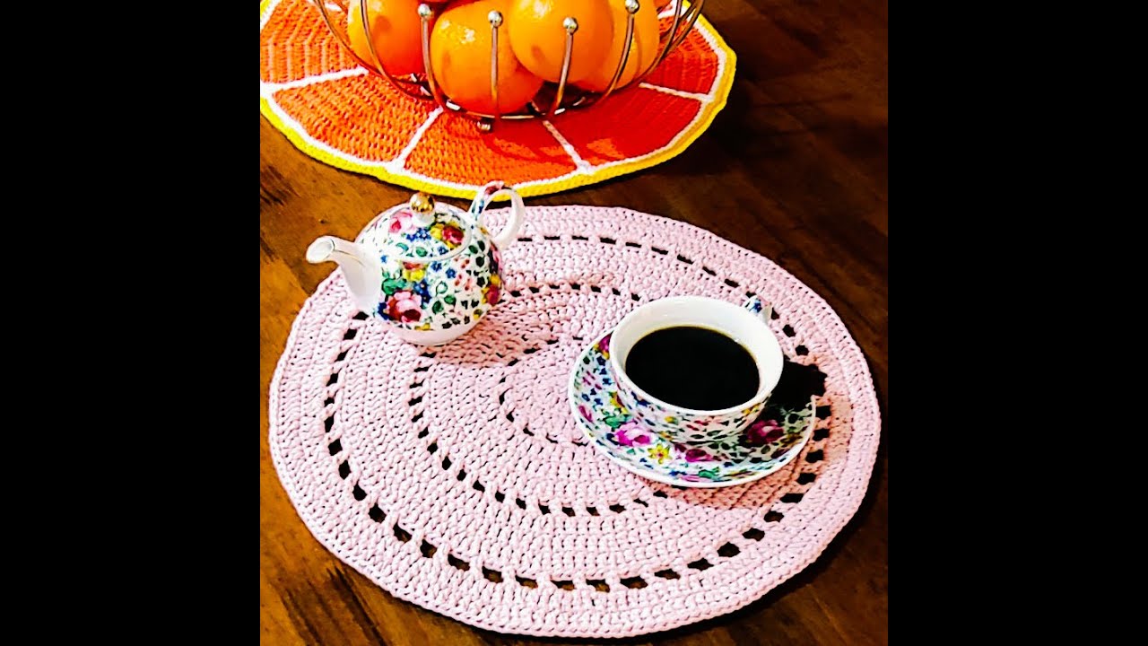 Crochet Set de Table Rond