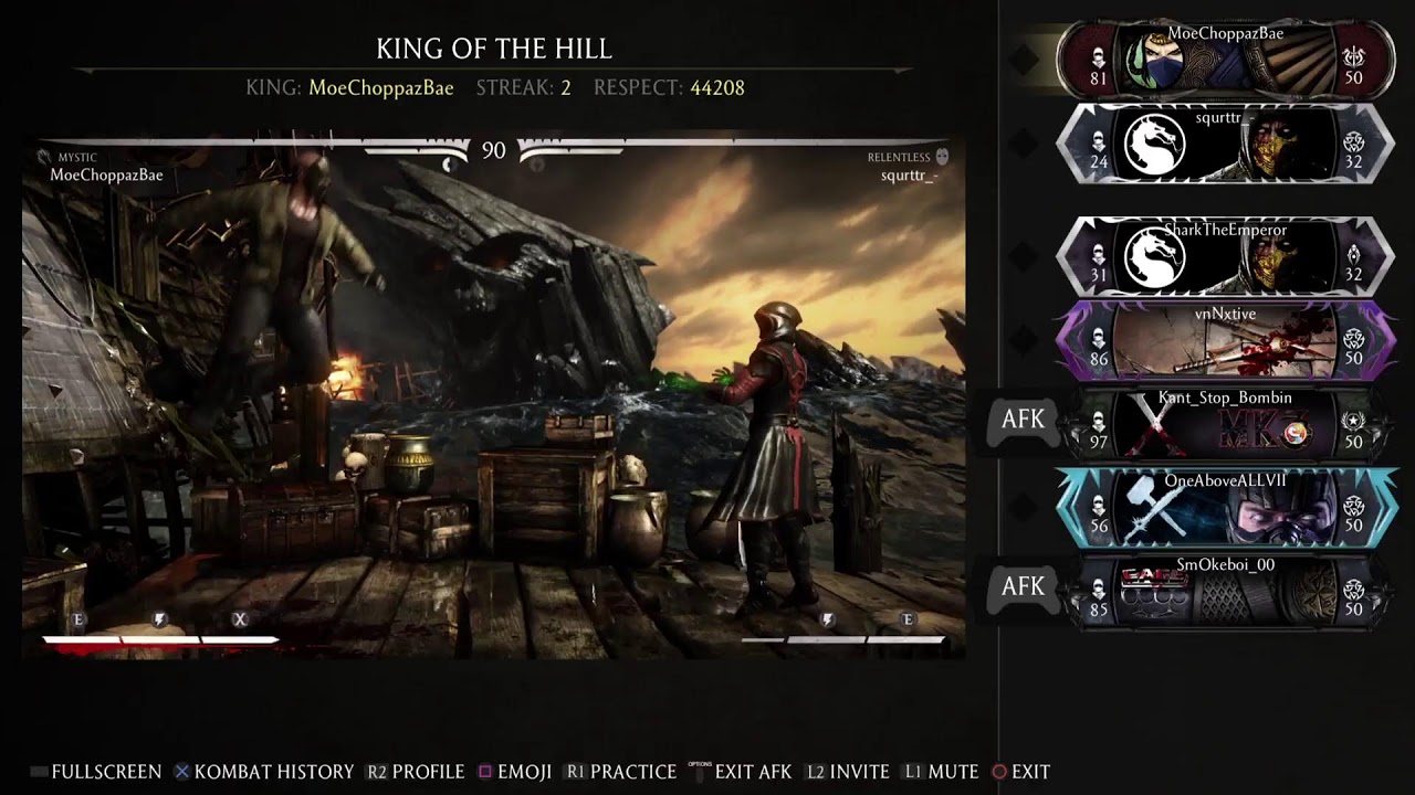 Play Some MK wit Me😁💯👍🔥👌CYRAX +The Best Fights 🥳 and Gears of War
