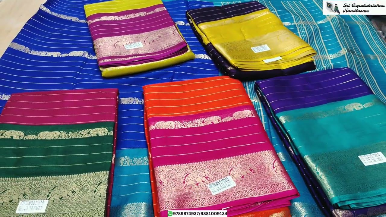 Theni Silk Saree | Sri Gopalakrishna Handlooms | Theni Silk Saree