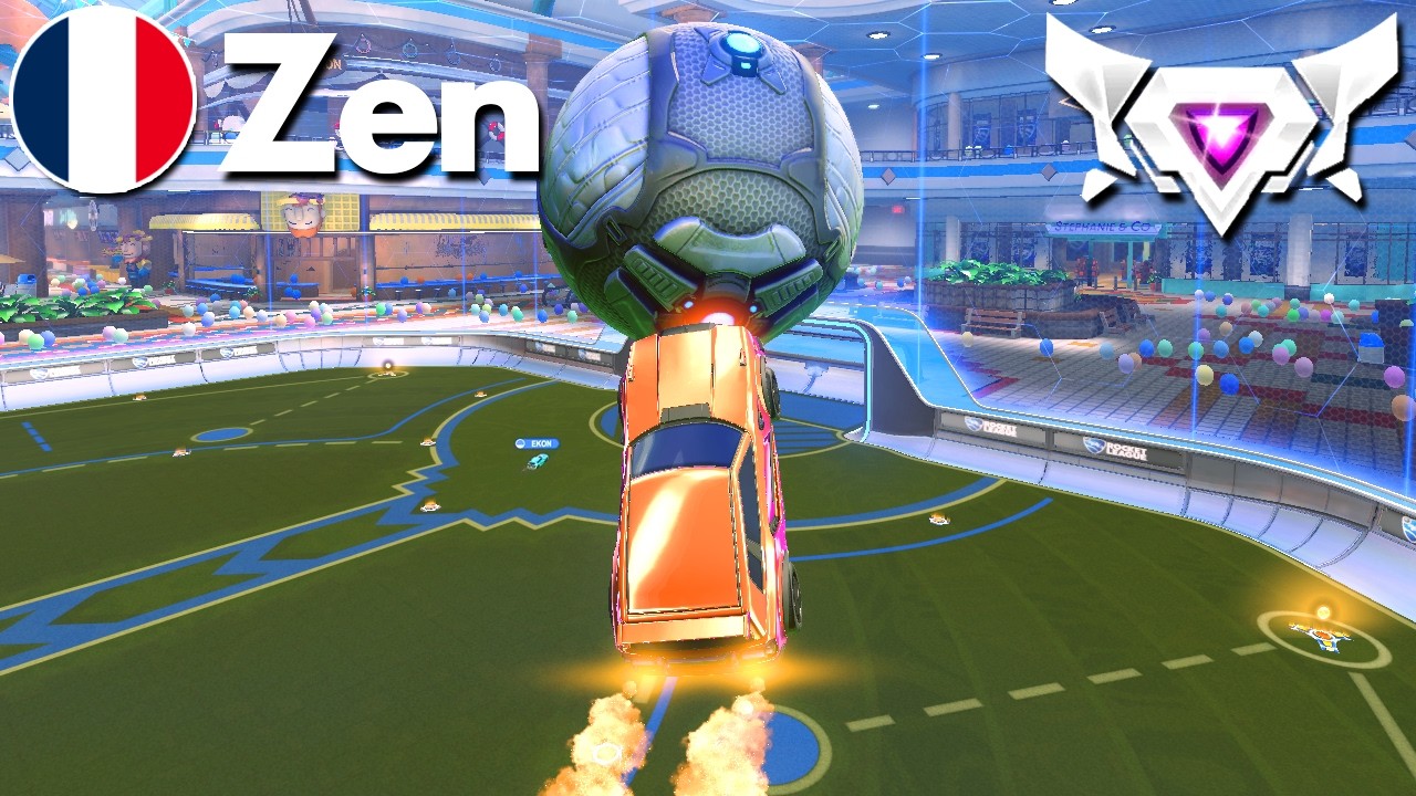 ZEN has UNREAL CONTROL in Rocket League! (SSL 2v2)