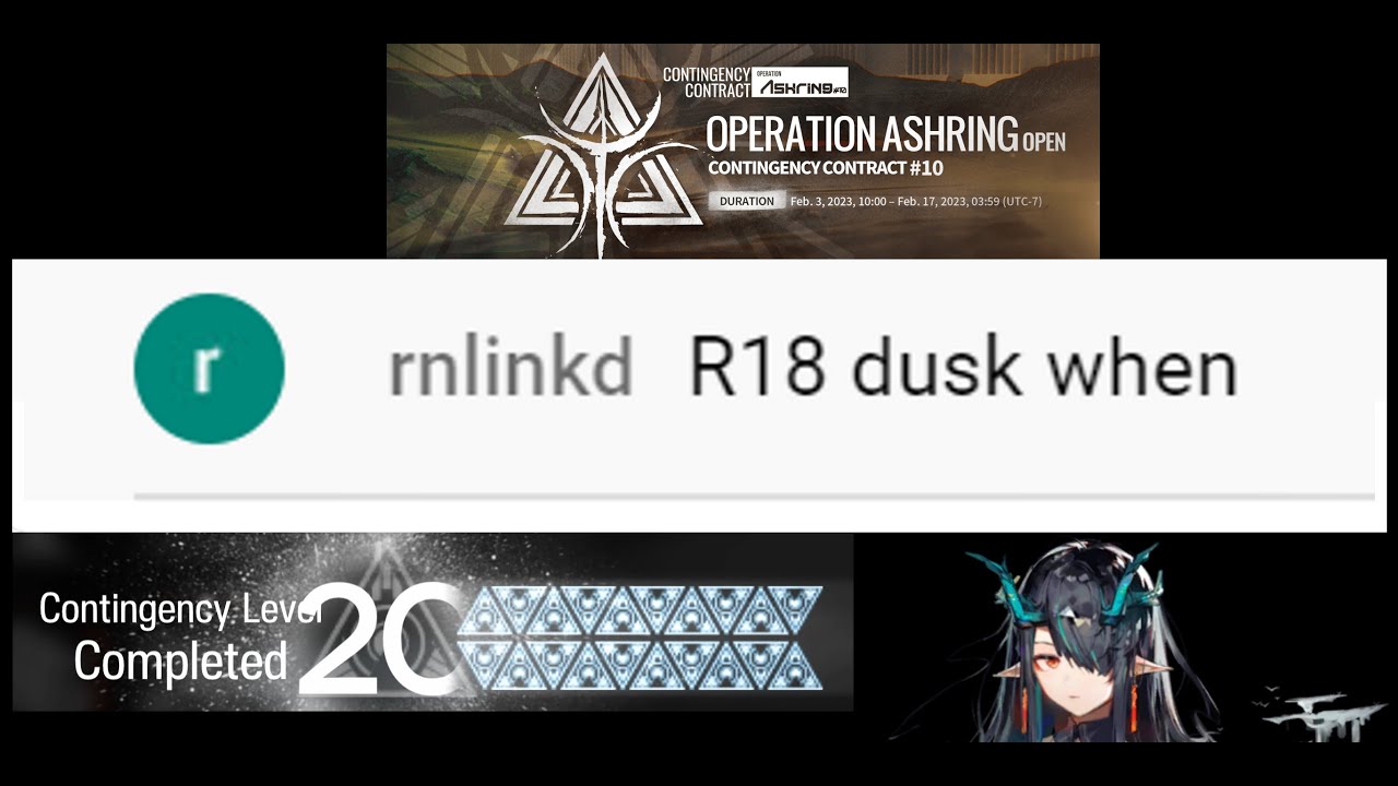 [Arknights] How about Risk 20?