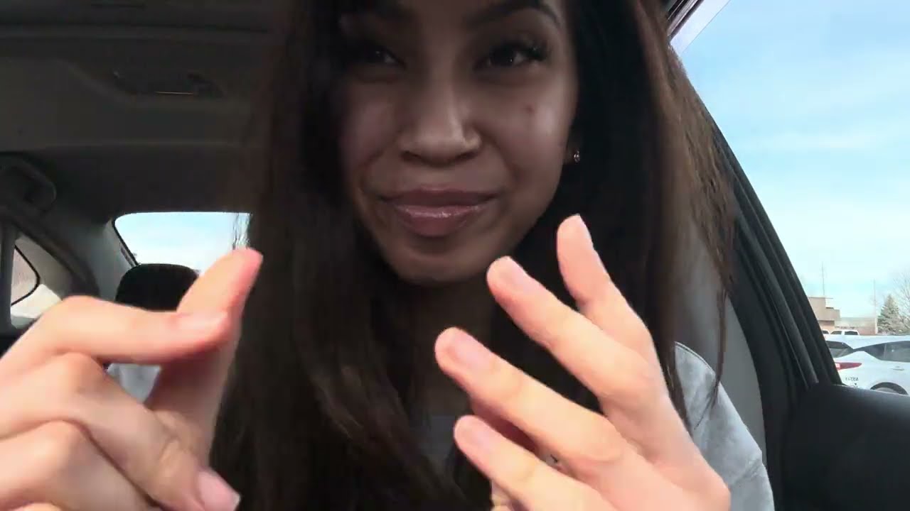 random asmr in my car :* fast and aggressive~touching camera,, background noise