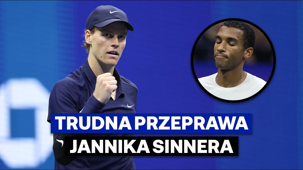 Jannik Sinner - Felix Auger Aliassime | Skr&oacute;t meczu | P&oacute;łfinał | US Open 2025