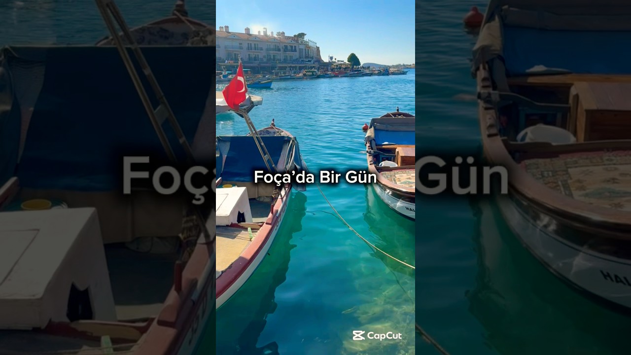 Fo&ccedil;a&rsquo;da Bir G&uuml;nde 5 &Ouml;neri🍀💙#fo&ccedil;a #keşfet #travel #vlog