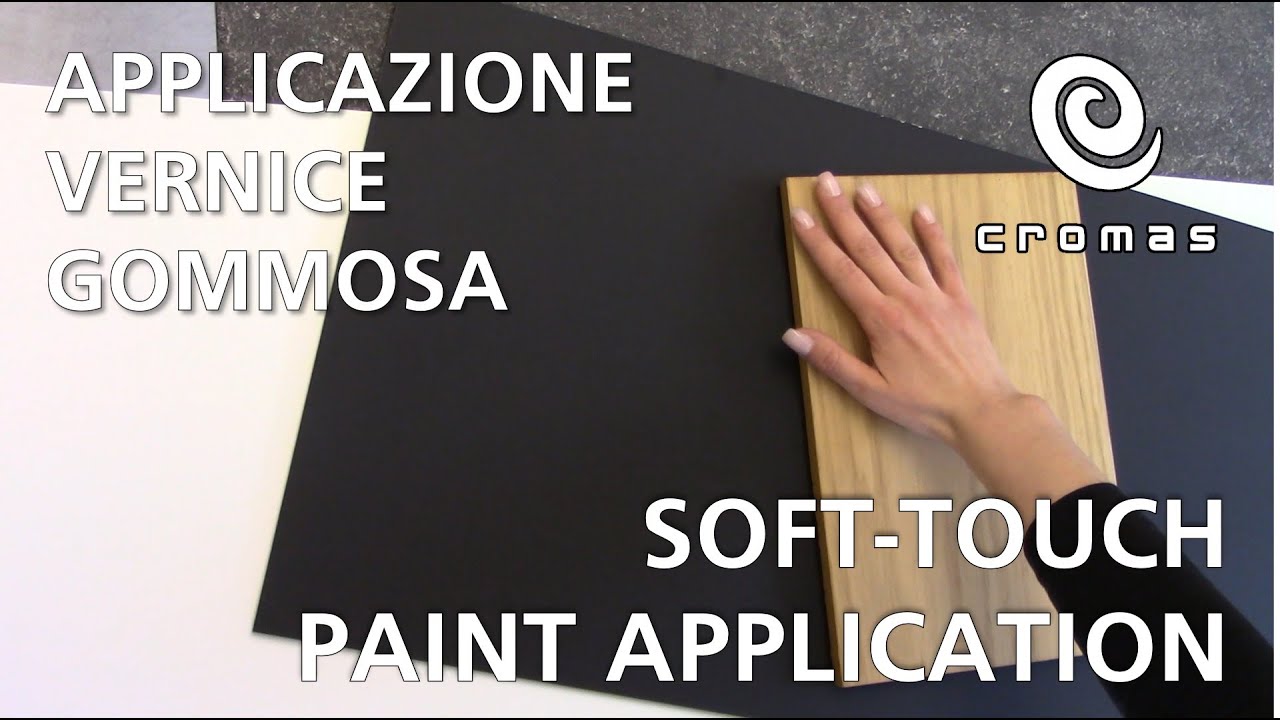 Vernice GOMMOSA, effetto GOMMA, morbida al tatto - Applicazione a spruzzo. Uso PROFESSIONALE