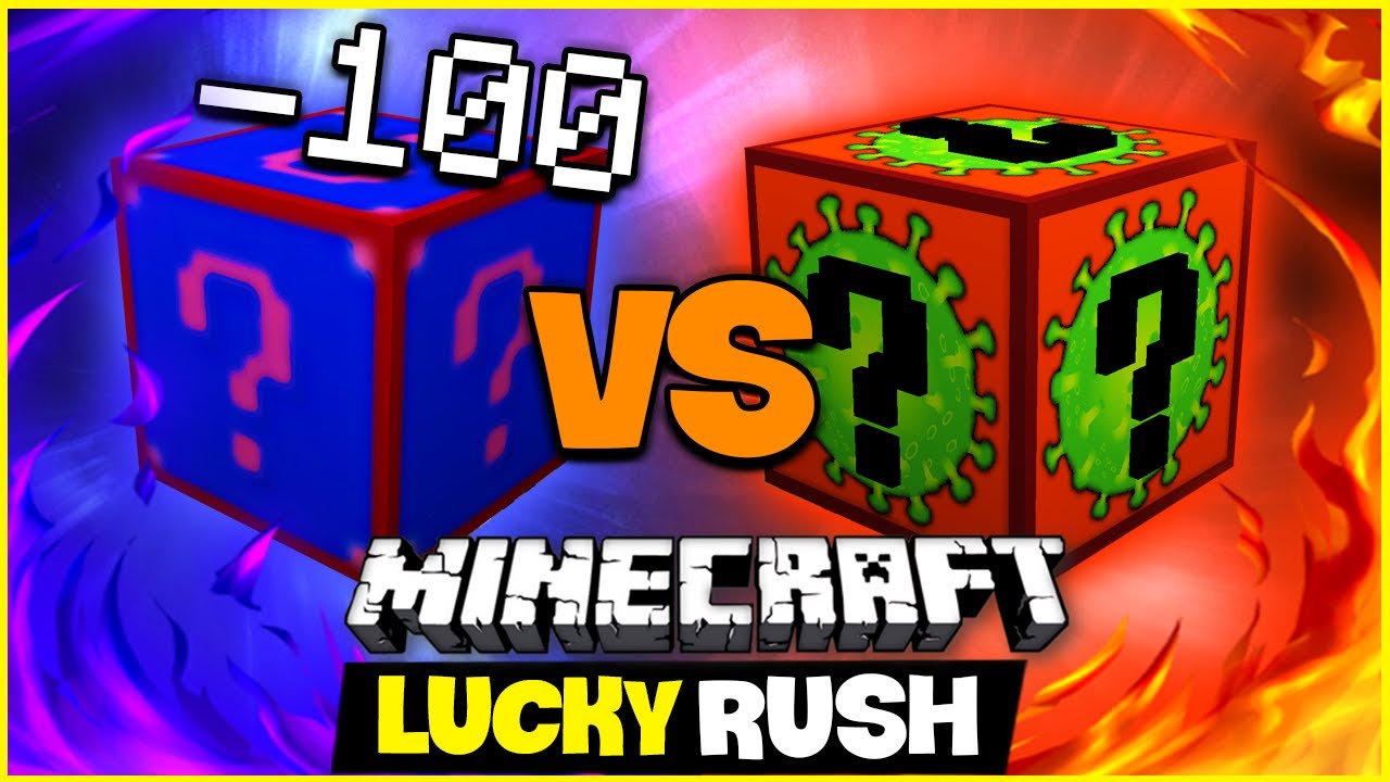 -100 SHADE vs VIRUS LUCKY BLOCK | Minecraft LUCKY RUSH