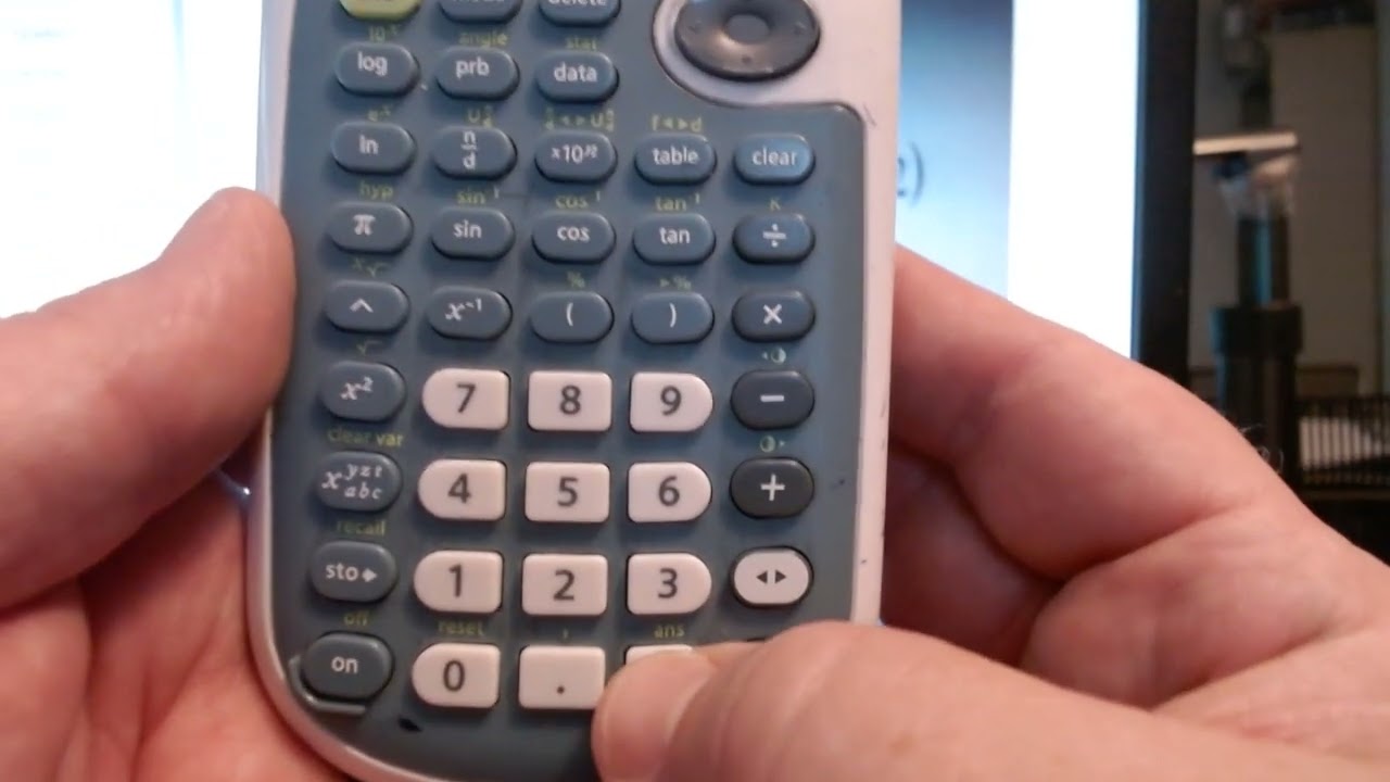 Write a line in Slope-intercept form given two points with a Ti-30xs calculator