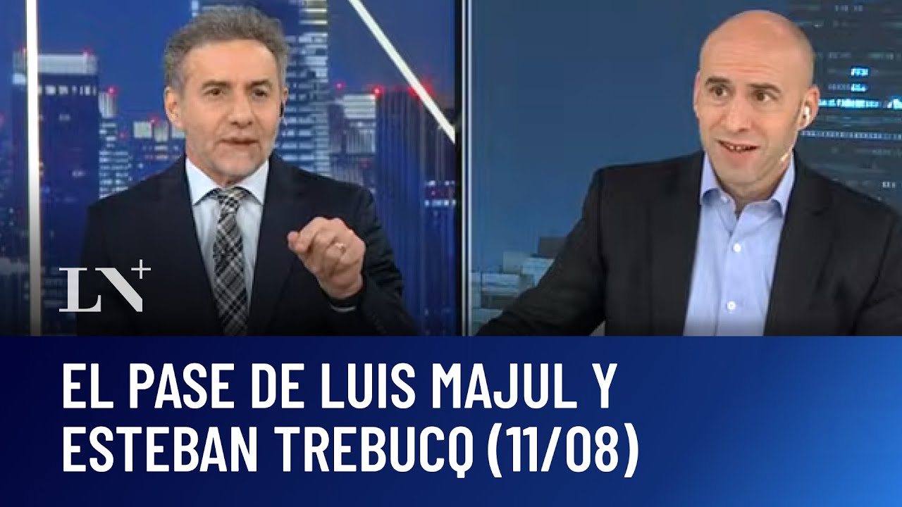 Máximo Kirchner podría postularse en la provincia: el pase de Luis Majul y Esteban Trebucq (11/08)